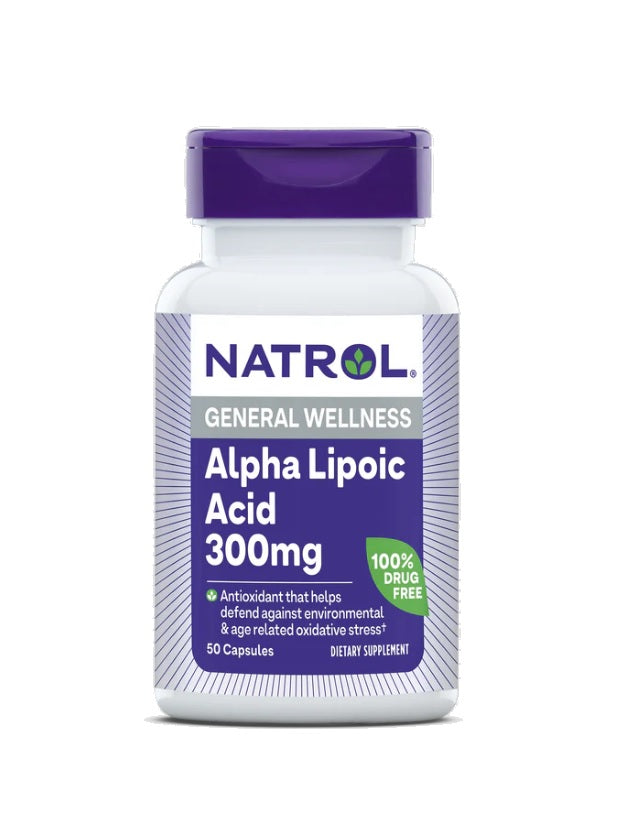 Alpha Lipoic Acid, 300mg - 50 caps - Natrol