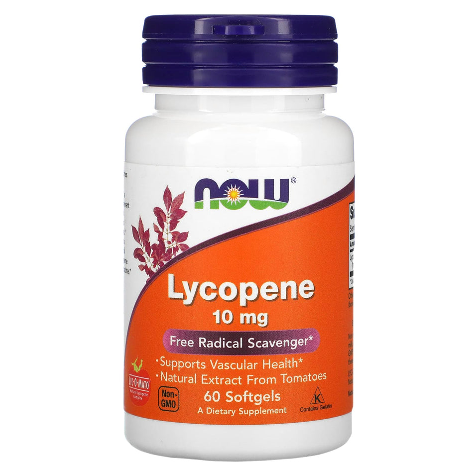 Licopeno, 10 mg - 60 cápsulas blandas