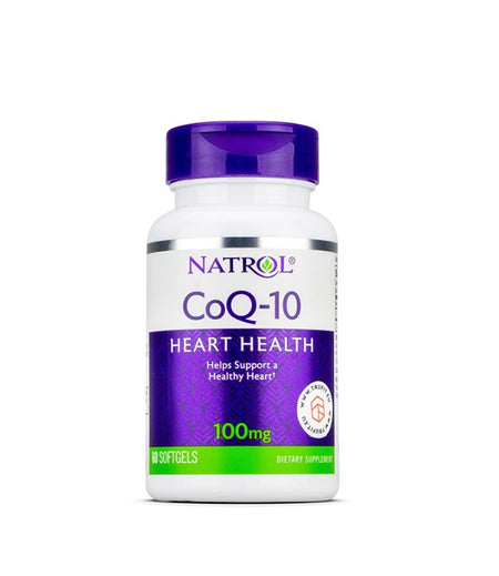 CoQ-10, 100mg - 60 softgels - Natrol