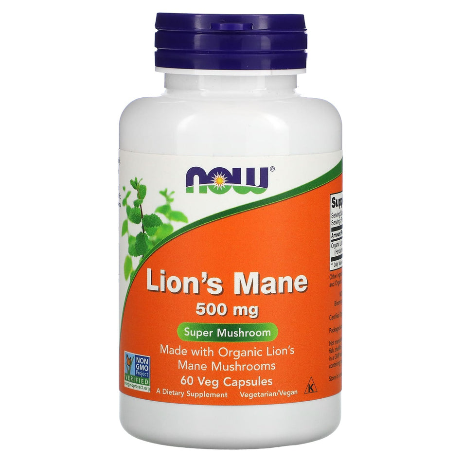 Lion's Mane, 500mg - 60 vcaps