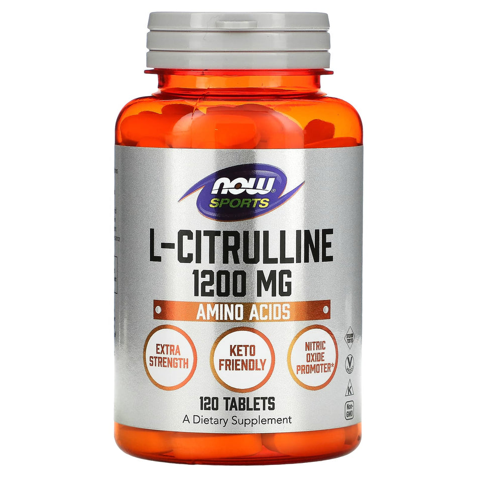 L-citrulina, 1200 mg (fuerza extra) - 120 tabletas