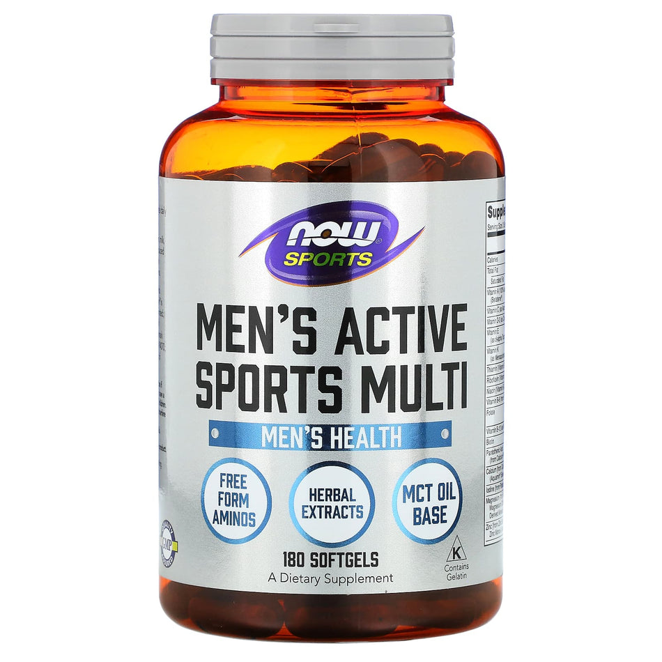 Active Sports Multi para hombres - 180 cápsulas blandas