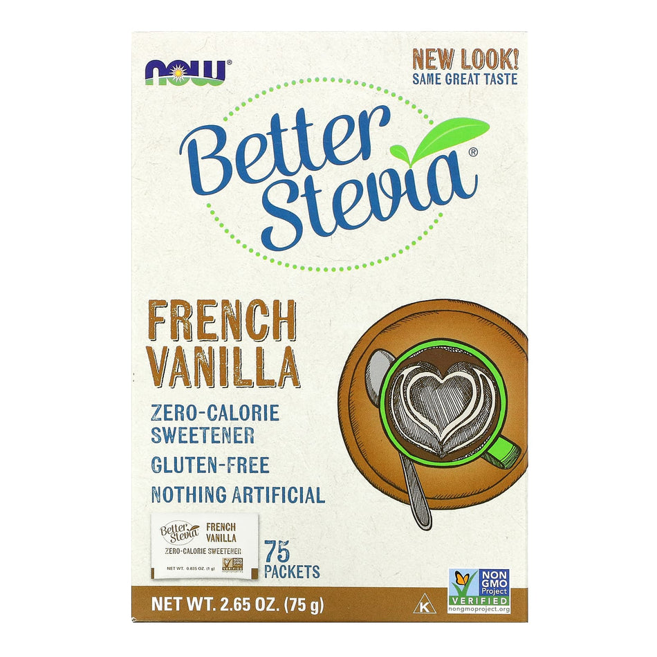 Better Stevia Packets, French Vanilla - 75 packets