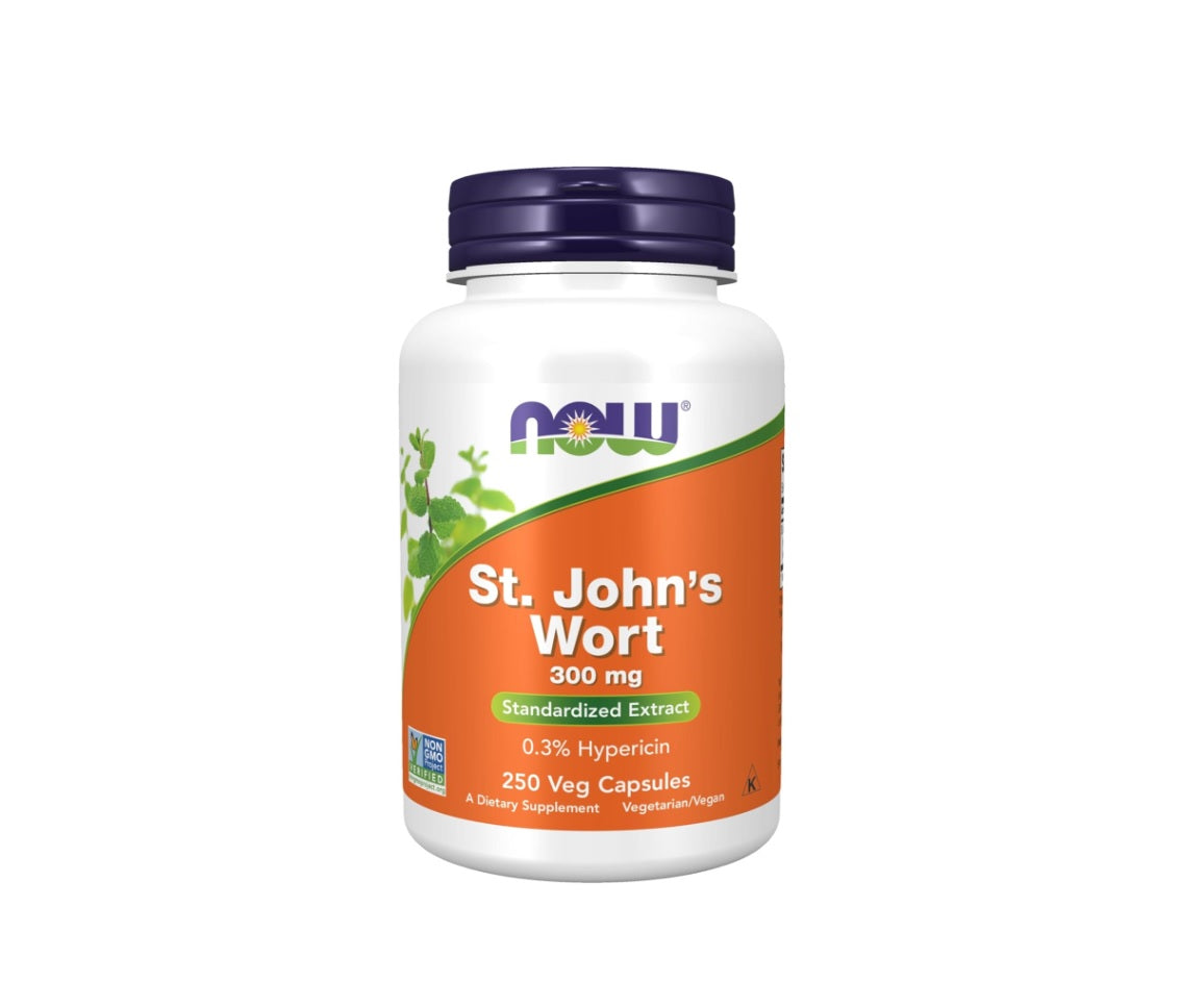 St. John's Wort, 300mg - 250 vcaps - NOW Foods