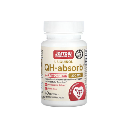 Ubiquinol QH-absorb, 200mg - 30 softgels - Jarrow Formulas