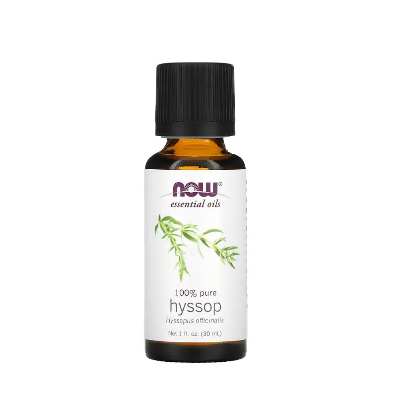 Essential Oil, Hyssop Oil - 30 ml. - Now Foods