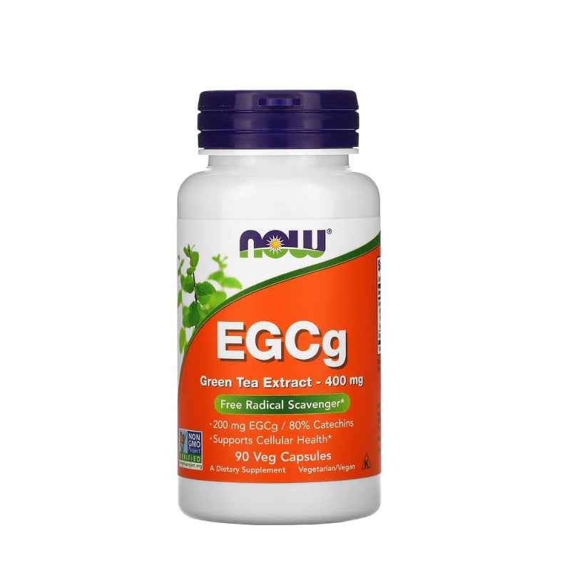 EGCg Green Tea Extract, 400mg - 90 vcaps - Now Foods