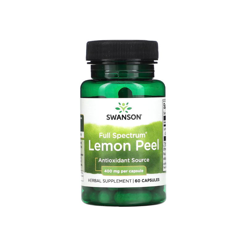 Full Spectrum Lemon Peel, 400mg - 60 caps - Swanson