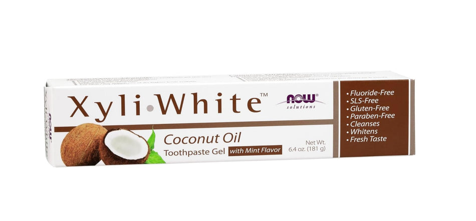 XyliWhite, Coconut Oil Toothpaste Gel - 181 grams - NOW Foods