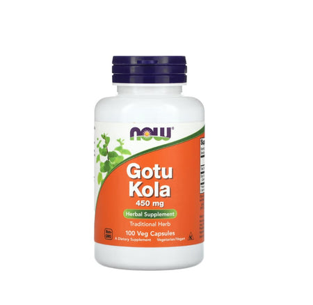 Gotu Kola, 450mg - 100 vcaps - Now Foods