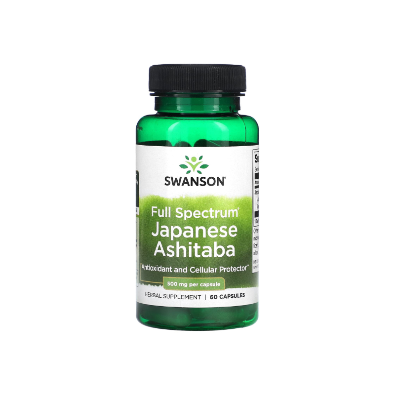 Full Spectrum Japanese Ashitaba, 500mg - 60 caps - Swanson