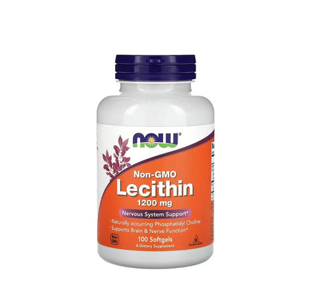 Lecithin, 1200mg Non-GMO - 100 softgels - NOW Foods