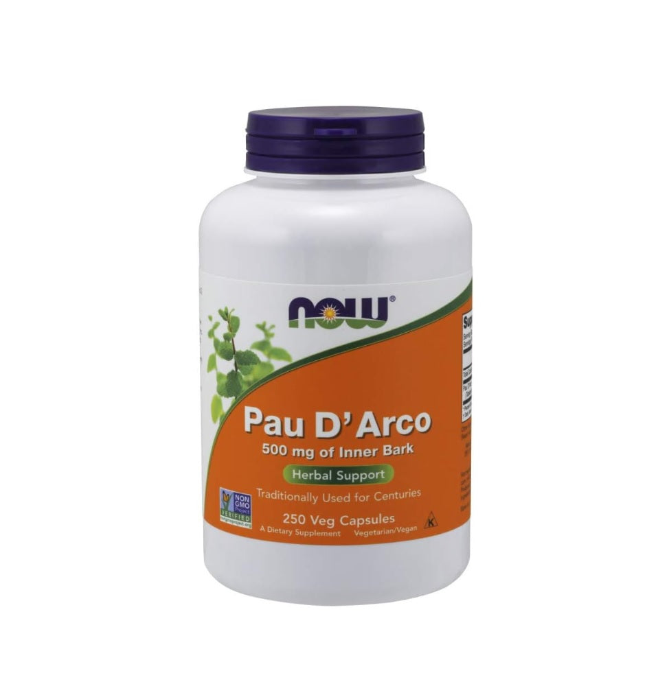 Pau D'Arco, 500mg - 250 vcaps - NOW Foods