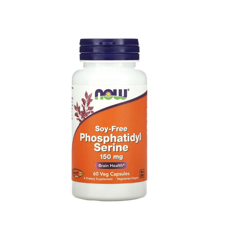 Phosphatidyl Serine, 150mg Soy Free - 60 vcaps - NOW Foods