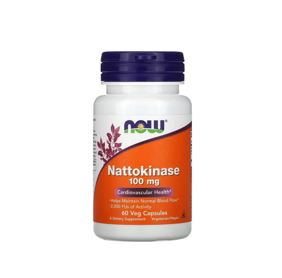 Nattokinase, 100mg - 60 vcaps - NOW Foods