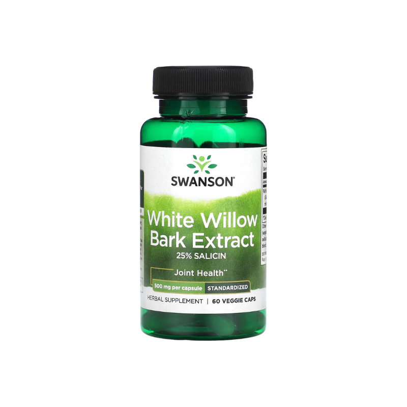 White Willow Bark Extract, 500mg - 60 vcaps - Swanson