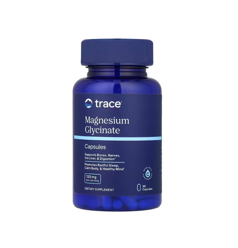 Magnesium Glycinate - 90 caps - Trace Minerals