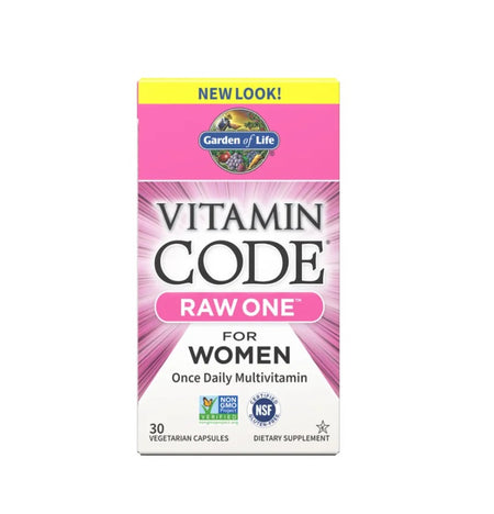 Vitamin Code RAW ONE for Women - 30 vcaps - Garden of Life