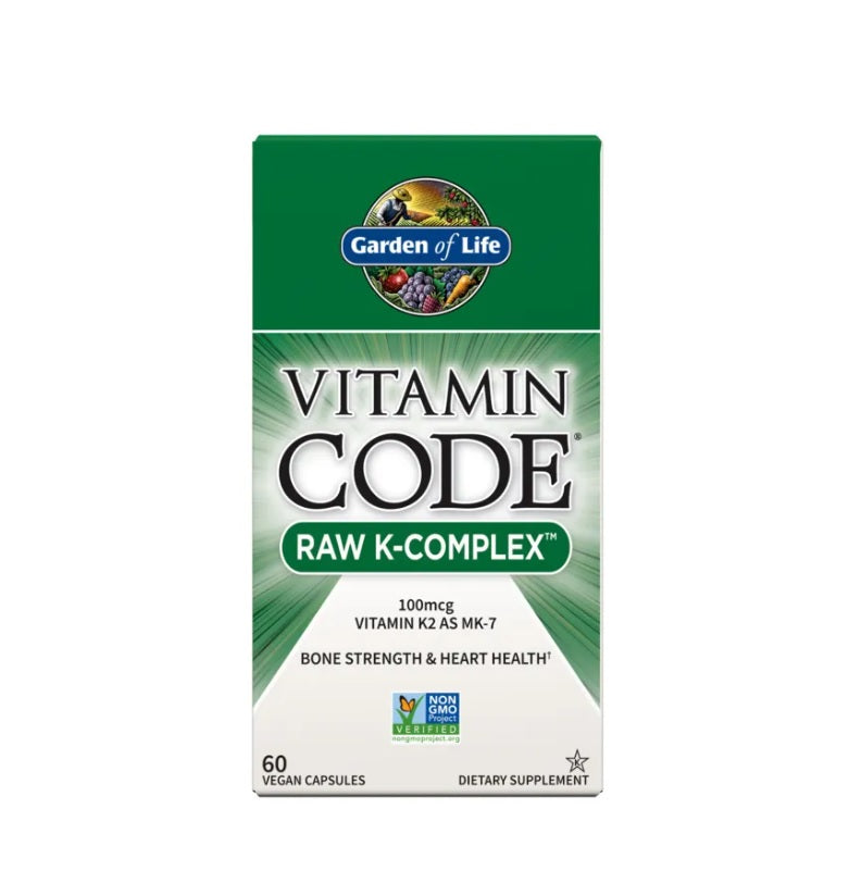 Vitamin Code Raw K-Complex - 60 vegan caps - Garden of Life