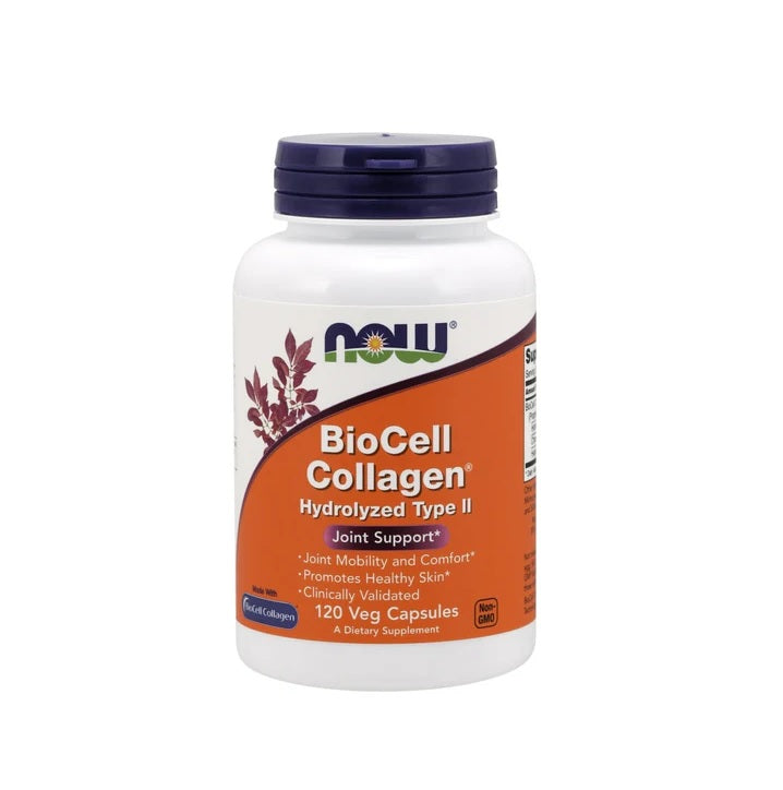 BioCell Collagen Hydrolyzed Type II - 120 vcaps - NOW Foods