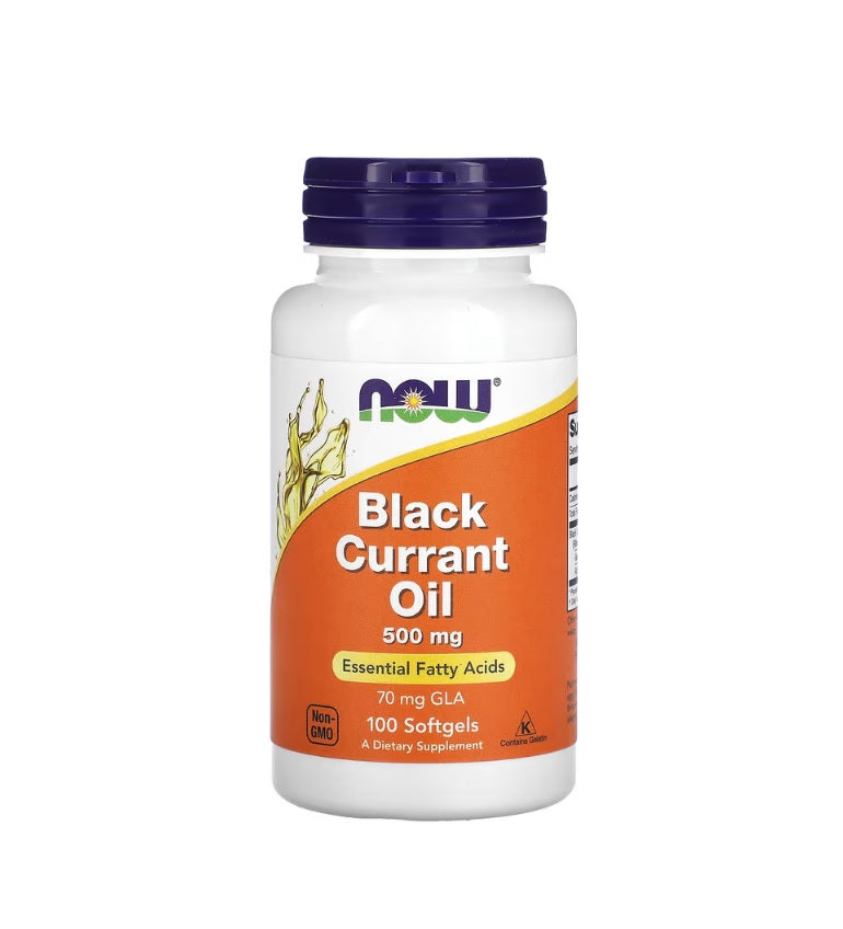 Black Currant Oil, 500mg - 100 softgels - NOW Foods