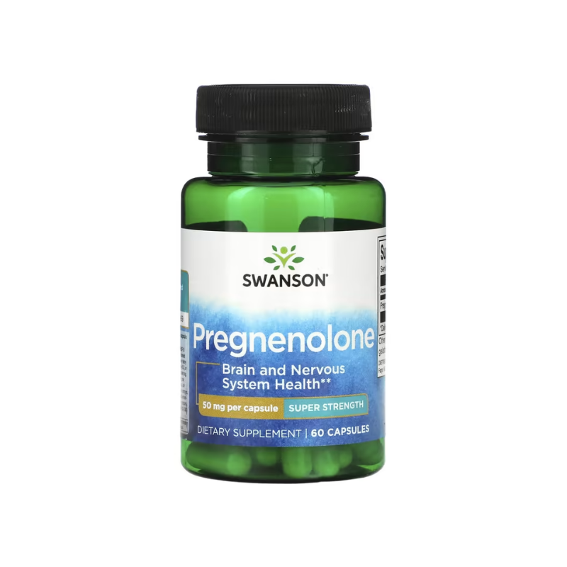 Pregnenolone, 50mg Super-Strength - 60 caps