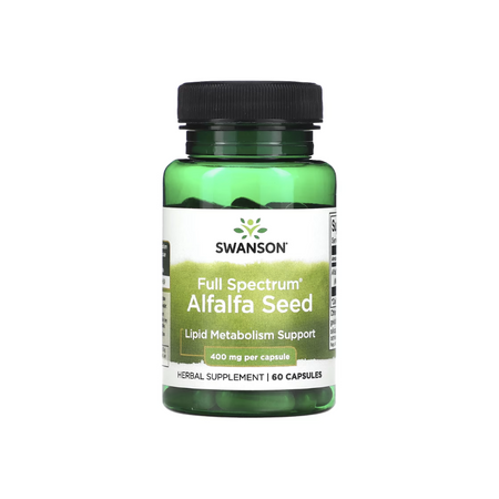 Full Spectrum Alfalfa Seed, 400mg - 60 caps - Swanson