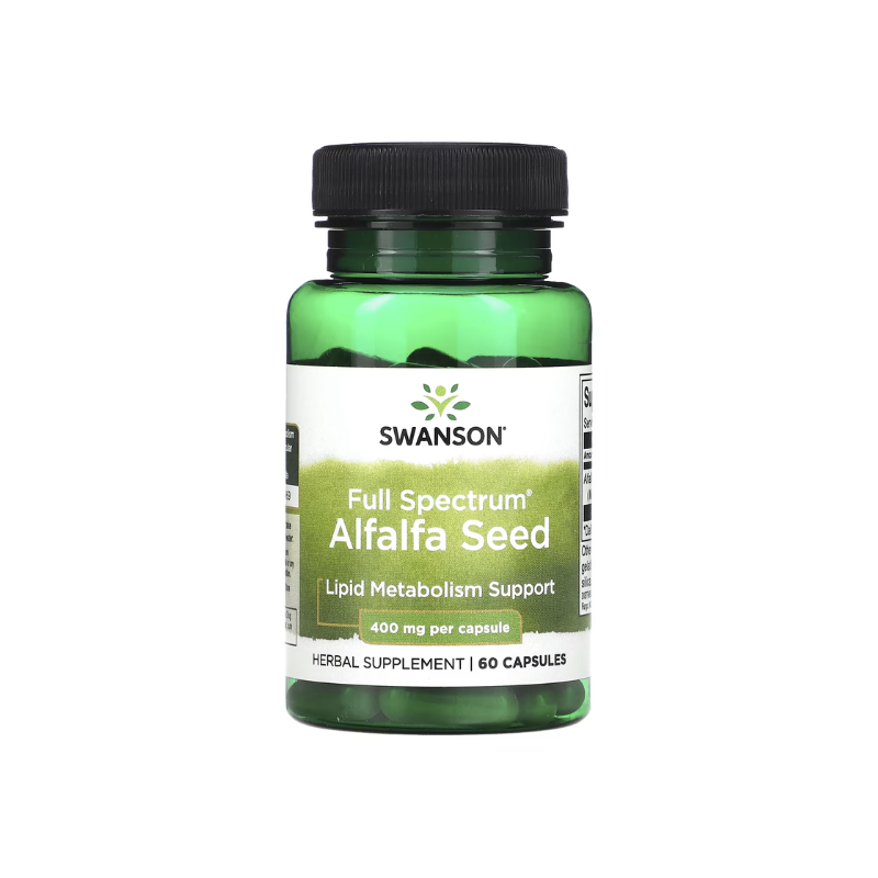 Full Spectrum Alfalfa Seed, 400mg - 60 caps - Swanson