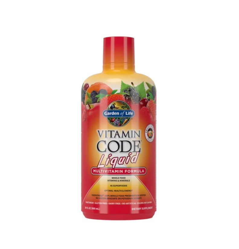 Vitamin Code Liquid Multivitamin, Fruit Punch - 900 ml. - Garden of Life