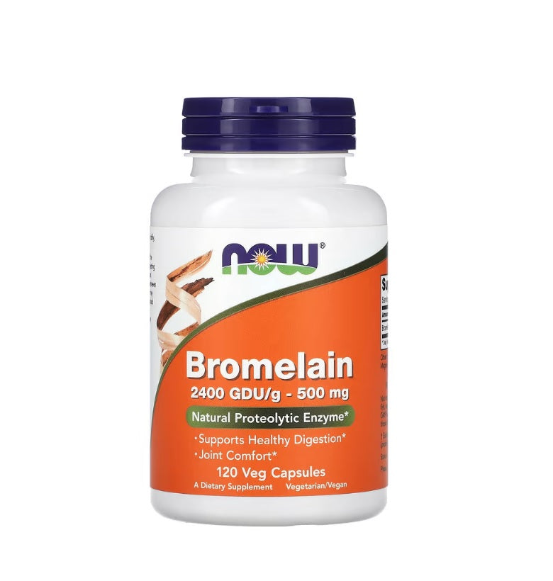 Bromelain, 500mg - 120 vcaps - NOW Foods