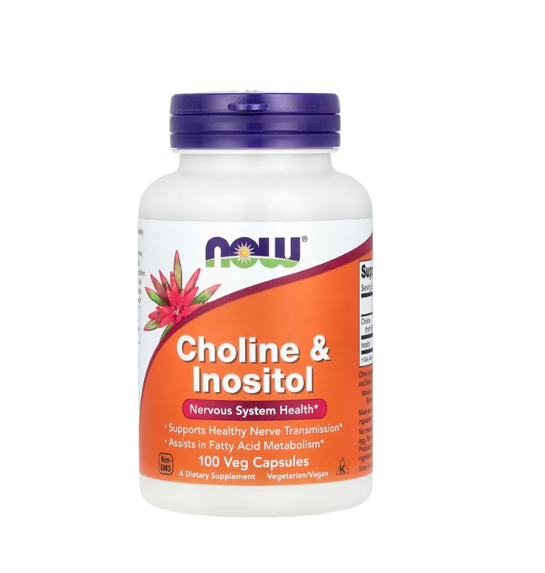 Choline and Inositol, 500mg - 100 caps - Now Foods