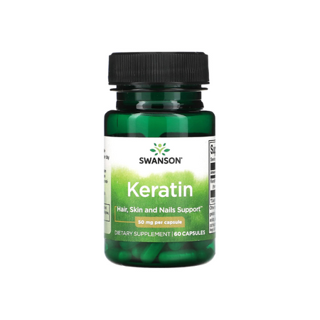 Keratin, 50mg - 60 caps - Swanson