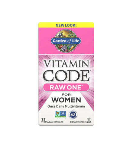 Vitamin Code RAW ONE for Women - 75 vcaps - Garden of Life