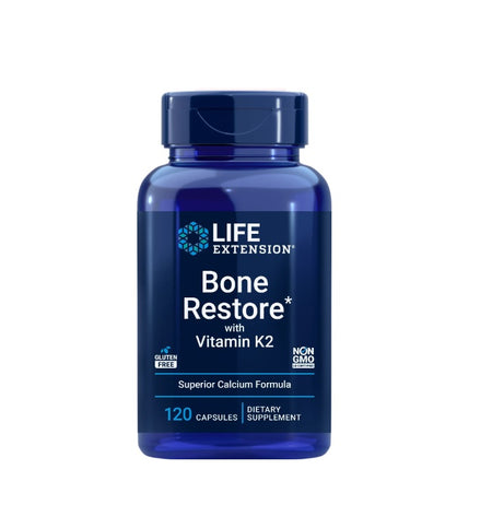 Bone Restore with Vitamin K2 - 120 caps - Life Extension