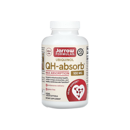 Ubiquinol QH-absorb, 100mg - 120 softgels - Jarrow Formulas