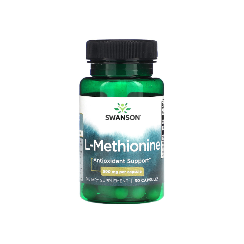 L-Methionine, 500mg - 30 caps - Swanson