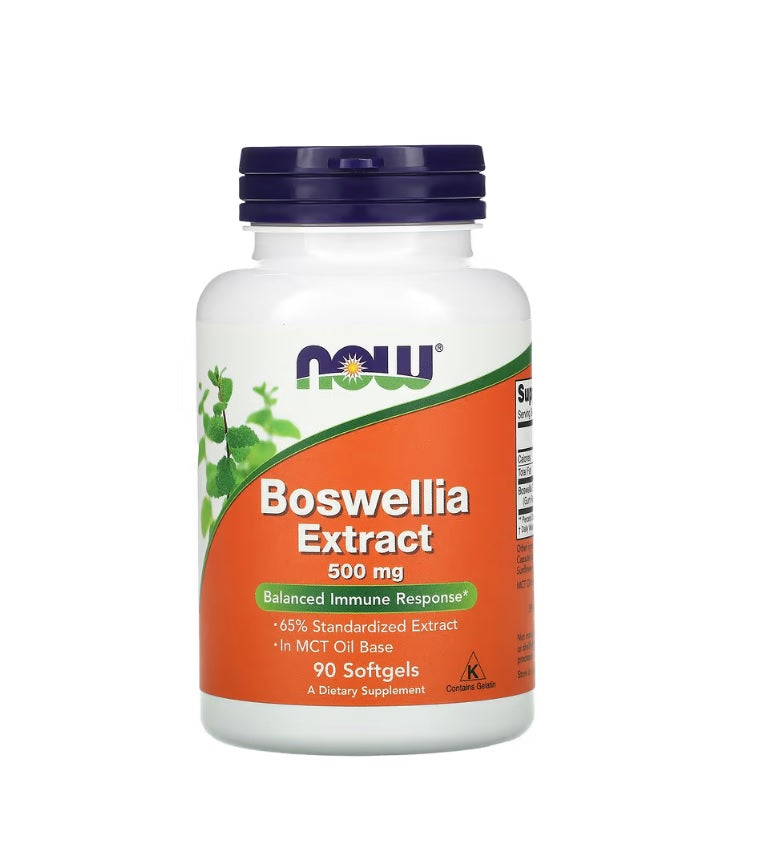 Boswellia Extract, 500mg - 90 softgels - NOW Foods