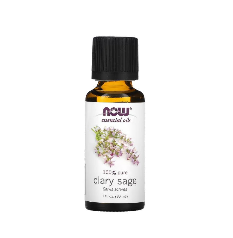 Essential Oil, Clary Sage Oil - 30 ml. - Now Foods