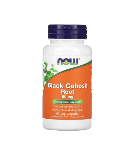 Black Cohosh Root, 80mg - 90 vcaps - NOW Foods