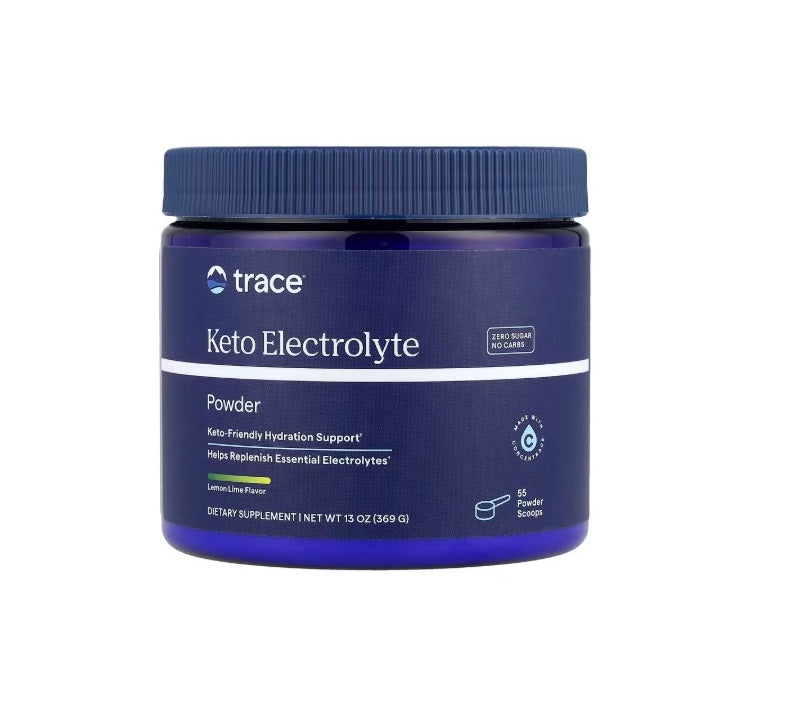 Keto Electrolyte Powder, Lemon Lime - 330 grams - Trace Minerals