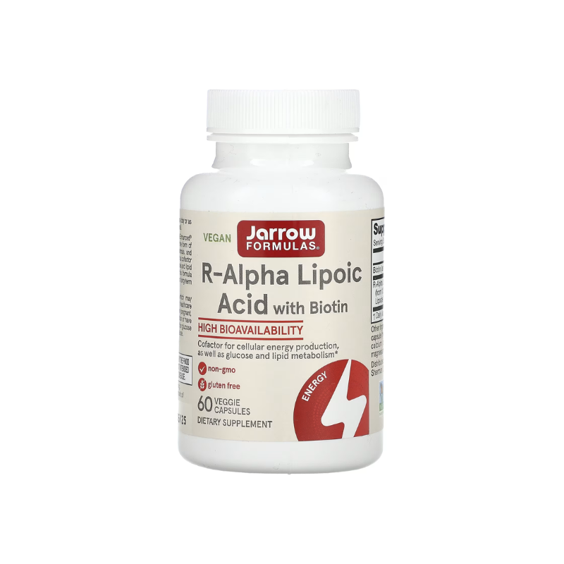 R-Alpha Lipoic Acid + Biotin - 60 caps - Jarrow Formulas