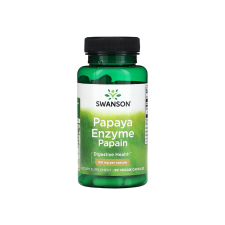 Papaya Enzyme Papain, 100mg - 90 vcaps