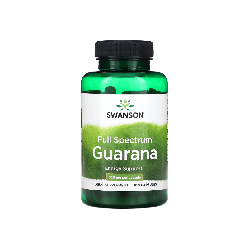 Full Spectrum Guarana, 500mg - 100 caps - Swanson