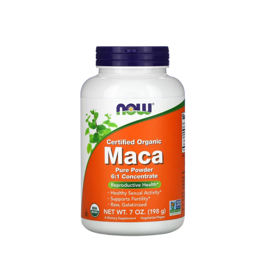 Maca 6:1 Concentrate, Pure Powder - 198 grams - NOW Foods