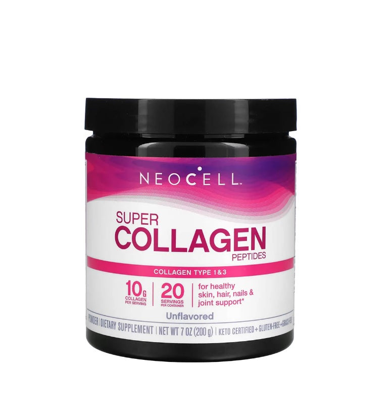 Super Collagen Type 1 &amp; 3 - Unflavored - 200 grams - NeoCell