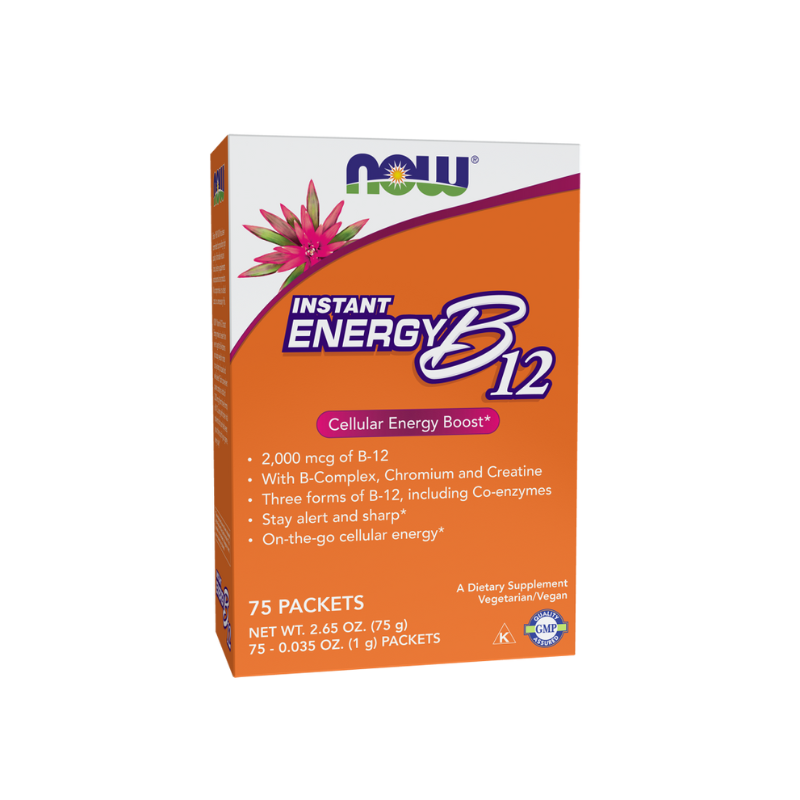 Vitamina B-12, Instant Energy - 75 paquetes