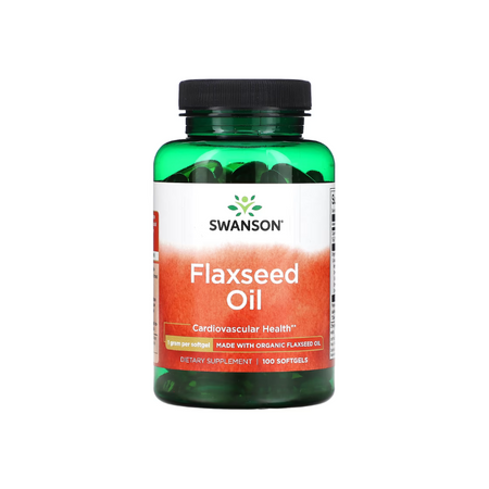 Flaxseed Oil, 1000mg - 100 softgels - Swanson