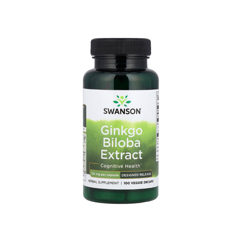 Ginkgo Biloba Extract, 120mg - 100 vcaps - Swanson