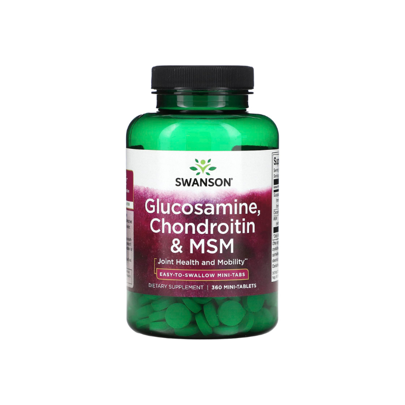 Glucosamine, Chondroitin &amp; MSM - 360 mini-tabs - Swanson