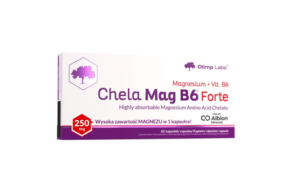 Chela-Mag B6, Forte - 60 caps - Olimp Nutrition